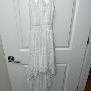 Rue21 White Floral High Low Dress